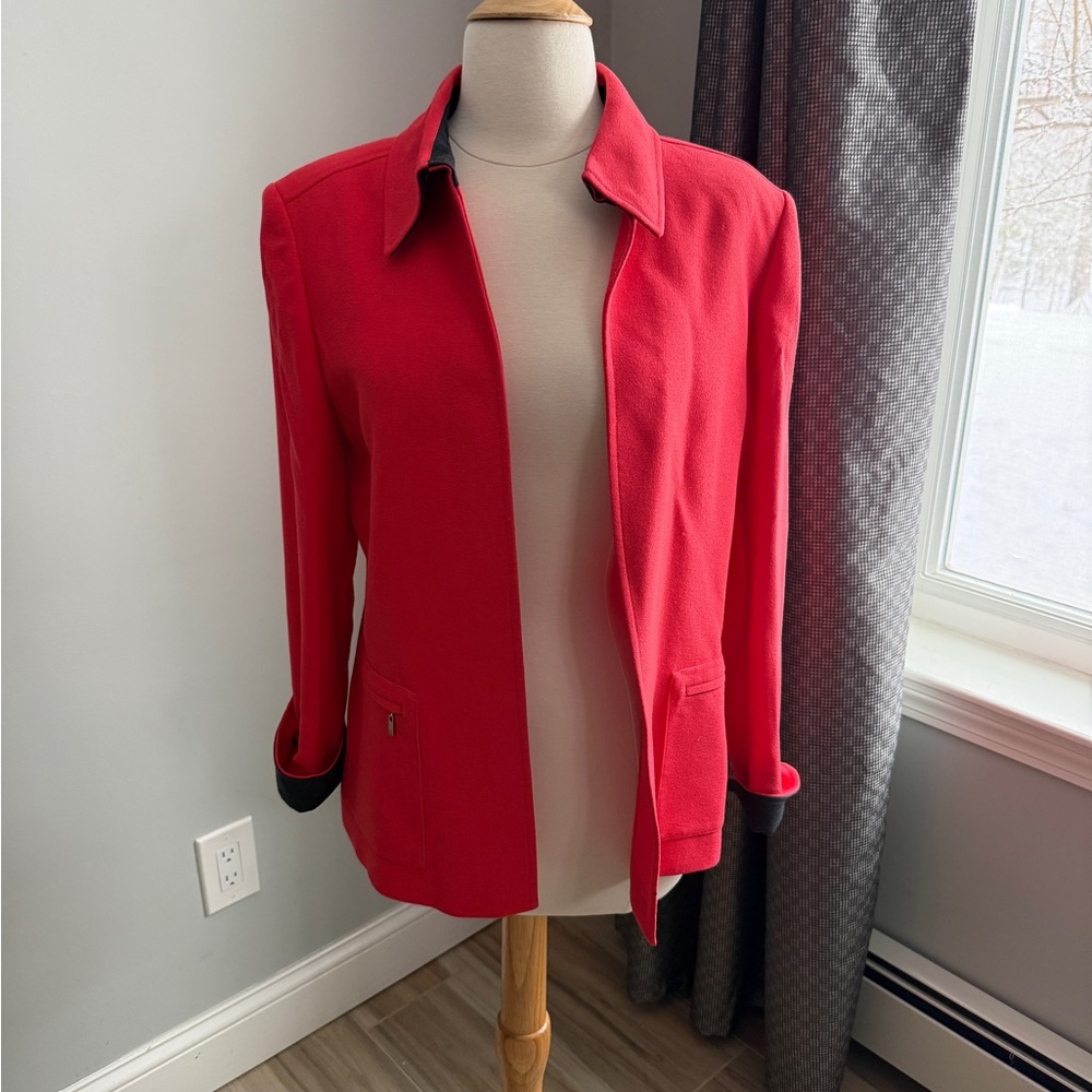 Gorgeous Bright Coral Women's Blazer by Tahari